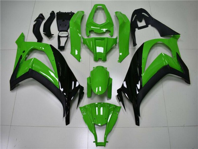 Migliori Carena Moto Kawasaki ZX10R 2011-2015 - Verde Nero Lucido