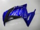 Migliori Carene Moto Kawasaki Ninja 300 EX300R 2013-2017 - Blu Nero Bianco Fiamma