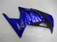 Migliori Carene Moto Kawasaki Ninja 300 EX300R 2013-2017 - Blu Nero Bianco Fiamma