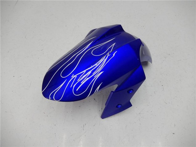 Migliori Carene Moto Kawasaki Ninja 300 EX300R 2013-2017 - Blu Nero Bianco Fiamma
