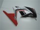 Migliori Carene Moto Kawasaki Ninja 300 EX300R 2013-2017 - Bianco Rosso Nero