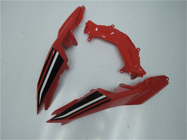 Migliori Carene Moto Kawasaki Ninja 300 EX300R 2013-2017 - Bianco Rosso Nero