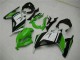 Migliori Carena Moto Kawasaki Ninja 300 EX300R 2013-2024 - Bianco Verde Nero