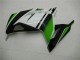 Migliori Carena Moto Kawasaki Ninja 300 EX300R 2013-2024 - Bianco Verde Nero