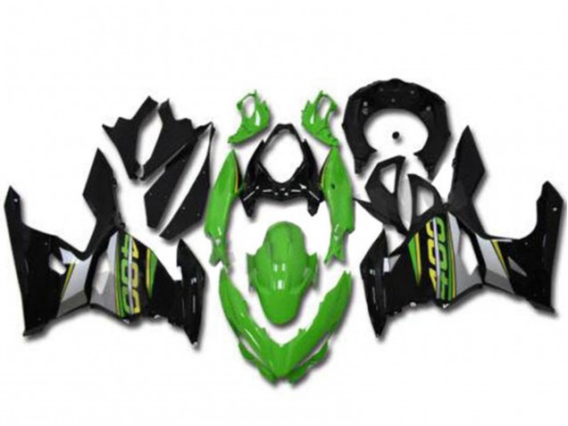 Migliori Carena Moto Kawasaki EX400 2018-2024 - Verde Nero Grigio