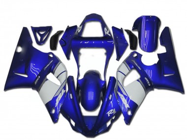 Migliori Carena Moto Yamaha YZF R1 2000-2001 - Blu Bianco