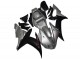 Migliori Carena Moto Yamaha YZF R1 2002-2003 - Argento Nero Opaco