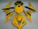 Migliori Carena Moto Yamaha YZF R1 2004-2006 - Giallo Nero Lucido Dunlop 50
