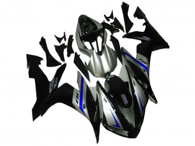 Migliori Carena Moto Yamaha YZF R1 2004-2006 - Argento Blu Nero