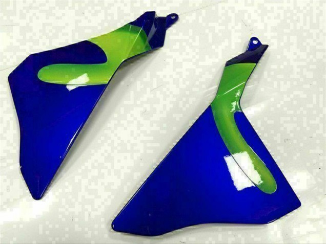 Migliori Carena Moto Yamaha YZF R1 2015-2019 - Blu Argento Nero Verde MoviStar
