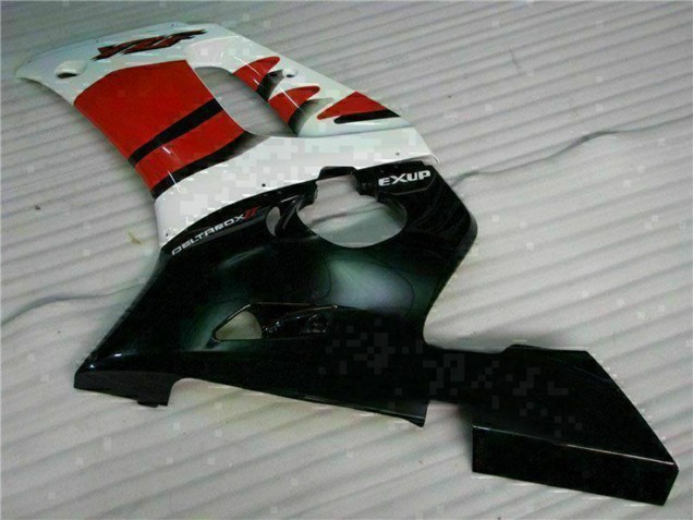 Migliori Carena Moto Yamaha YZF R6 1998-2002 - Bianco Rosso Nero Lucido