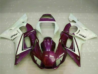 Migliori Carena Moto Yamaha YZF R6 1998-2002 - Bianco Viola