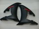 Migliori Carena Moto Yamaha YZF R6 2003-2004 - Nero Lucido Nero Opaco Rosso Decals