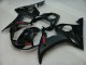 Migliori Carena Moto Yamaha YZF R6 2003-2004 - Nero Lucido Nero Opaco Rosso Decals