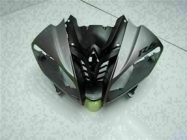 Migliori Carena Moto Yamaha YZF R6 2008-2016 - Grigio Nero Opaco
