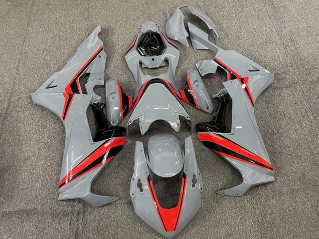 Migliori Carene Moto Honda CBR1000RR 2017-2023 - Nardo Grigio Rosso Banda