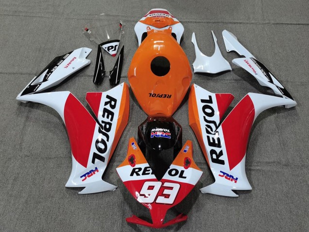 Migliori Carene Moto Honda CBR1000RR 2012-2016 - Bianco Arancia Rosso Nero Lucido HRC Repsol 93