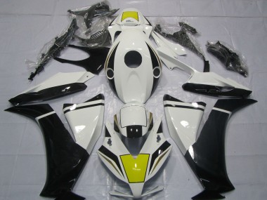 Migliori Carena Moto Honda CBR1000RR 2012-2016 - Bianco Giallo Nero Lucido