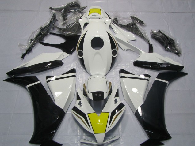 Migliori Carena Moto Honda CBR1000RR 2012-2016 - Bianco Giallo Nero Lucido