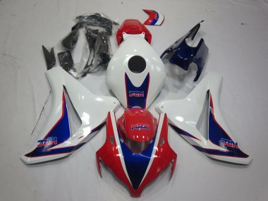 Migliori Carene Moto Honda CBR1000RR 2008-2011 - Bianco Rosso Blu HRC Stile