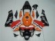 Migliori Kit Carena Moto Honda CBR600RR 2003-2004 - Arancia Bianco Rosso Nero Lucido Repsol