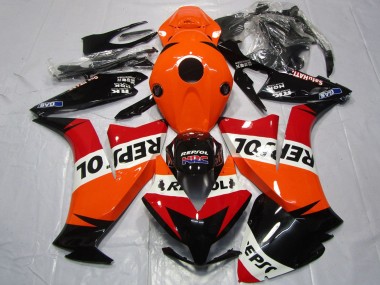 Migliori Carene Moto Honda CBR1000RR 2012-2016 - Arancia Bianco Rosso Nero Lucido Repsol