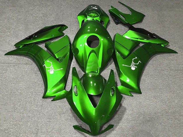 Migliori Carene Moto Honda CBR1000RR 2012-2016 - Verde Elettrico Nero Lucido
