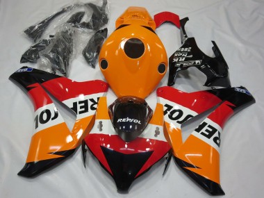 Migliori Kit Carena Moto Honda CBR1000RR 2008-2011 - Arancia Bianco Rosso Nero Lucido Repsol