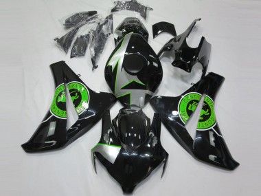 Migliori Carene Moto Honda CBR1000RR 2008-2011 - Argento Verde Nero Lucido
