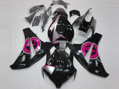 Migliori Carene Moto Honda CBR1000RR 2008-2011 - Argento Rosa Nero Lucido