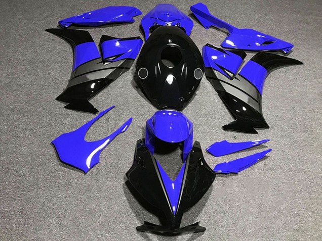 Migliori Carene Moto Honda CBR1000RR 2012-2016 - Blu Grigio Nero Lucido