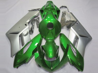 Migliori Carene Moto Honda CBR1000RR 2004-2005 - Argento Verde