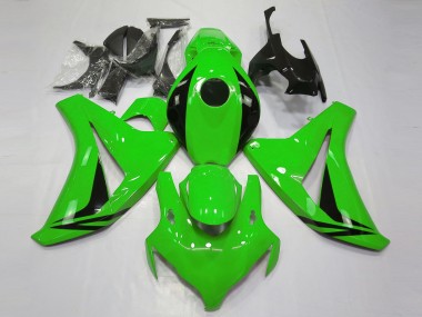 Migliori Carene Moto Honda CBR1000RR 2008-2011 - Verde Nero Lucido OEM Stile