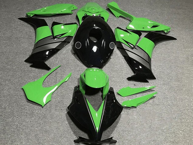 Migliori Carene Moto Honda CBR1000RR 2012-2016 - Verde Grigio Nero Lucido