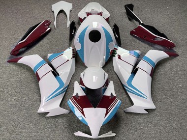 Migliori Carene Moto Honda CBR1000RR 2012-2016 - Bianco Azzurro Chiaro Rosso Bordeaux