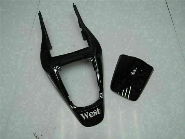 Migliori Carena Moto Honda CBR600RR 2003-2004 - Nero Lucido Bianco West Mobil