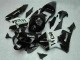 Migliori Carena Moto Honda CBR600RR 2003-2004 - Nero Lucido Bianco West Mobil