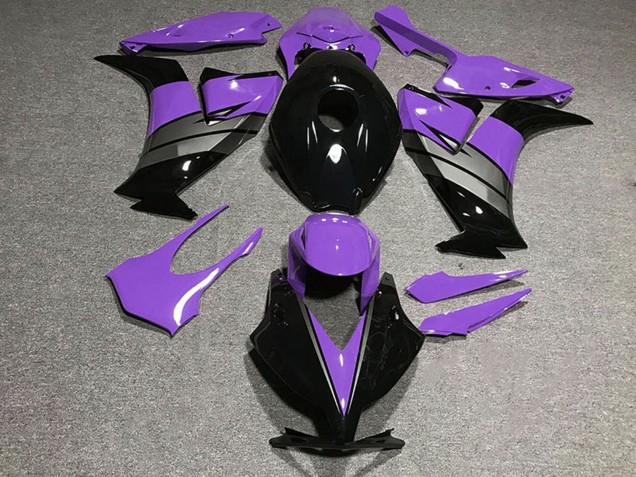 Migliori Carene Moto Honda CBR1000RR 2012-2016 - Viola Grigio Nero Lucido