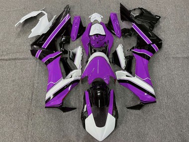 Migliori Carena Moto Honda CBR1000RR 2017-2023 - Bianco Viola Nero Lucido