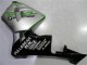 Migliori Carena Moto Honda CBR600RR 2003-2004 - Argento Verde Nero Lucido