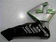 Migliori Carena Moto Honda CBR600RR 2003-2004 - Argento Verde Nero Lucido