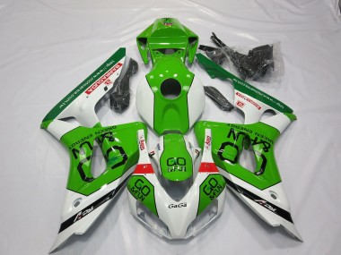 Migliori Carene Moto Honda CBR1000RR 2006-2007 - Bianco Verde Rosso Go Fun