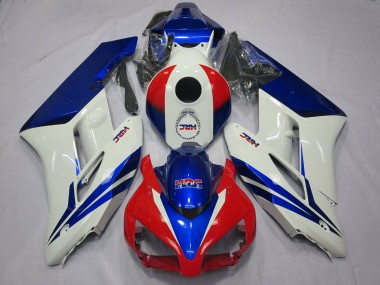 Migliori Carene Moto Honda CBR1000RR 2004-2005 - Bianco Blu Rosso HRC OEM Stile