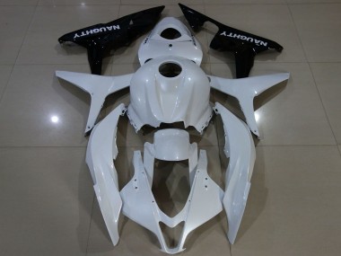 Migliori Carena Moto Honda CBR600RR 2007-2008 - Bianco Nero Lucido