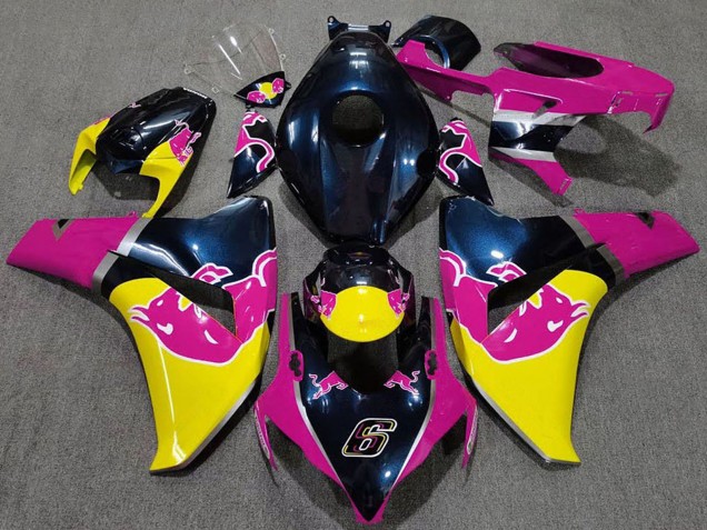 Migliori Carene Moto Honda CBR1000RR 2008-2011 - Blu Scuro Rosa Giallo Red Bull