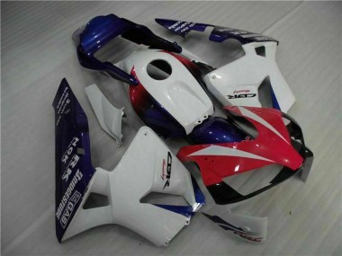 Migliori Carena Moto Honda CBR600RR 2003-2004 - Bianco Rosso Blu
