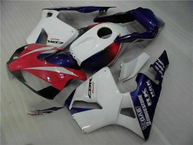 Migliori Carena Moto Honda CBR600RR 2003-2004 - Bianco Rosso Blu