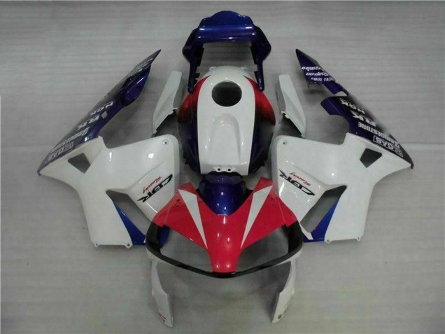 Migliori Carena Moto Honda CBR600RR 2003-2004 - Bianco Rosso Blu