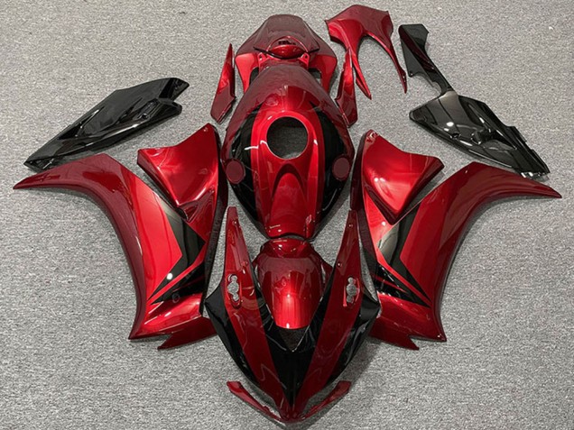 Migliori Carene Moto Honda CBR1000RR 2012-2016 - Rosso Nero Lucido Stile