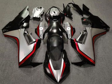Migliori Carene Moto Honda CBR1000RR 2017-2023 - Argento Rosso Nero Lucido